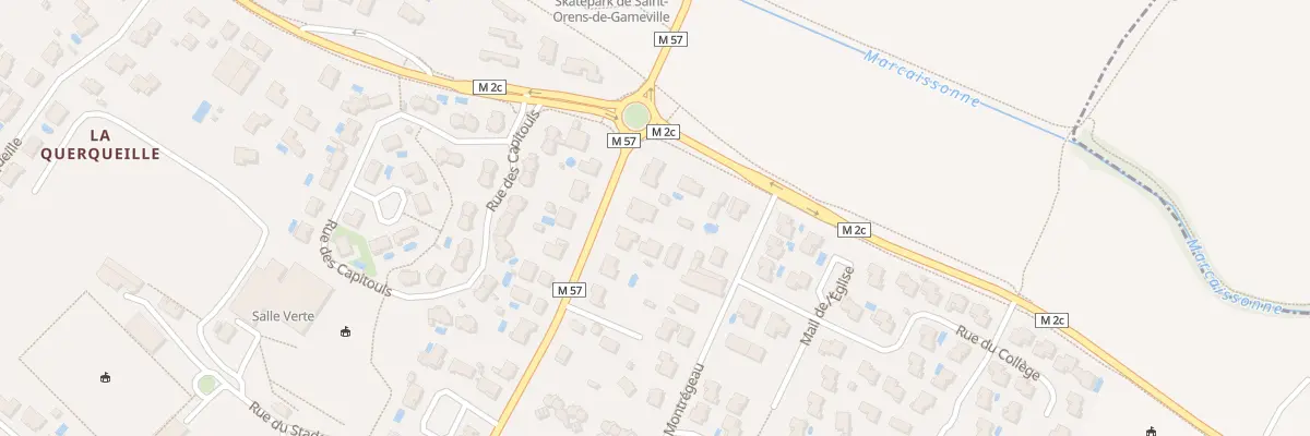 Plan du 3 Av Augustin Labouilhe à Saint-Orens-de-Gameville