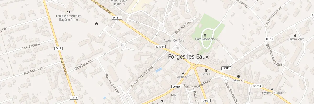 Plan du 5 Rue de Neufchâtel à Forges-les-Eaux