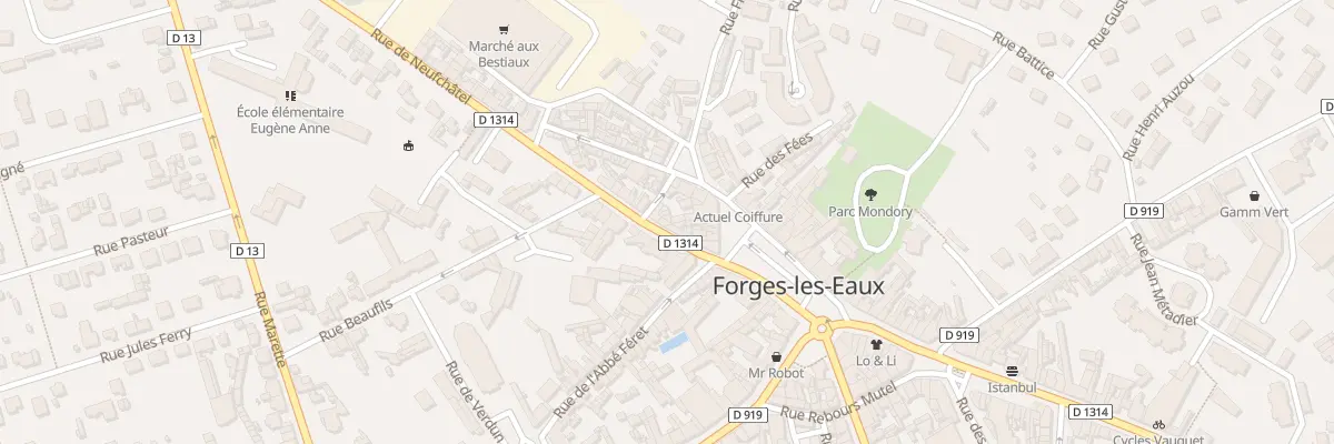 Plan du 10 Rue de Neufchâtel à Forges-les-Eaux