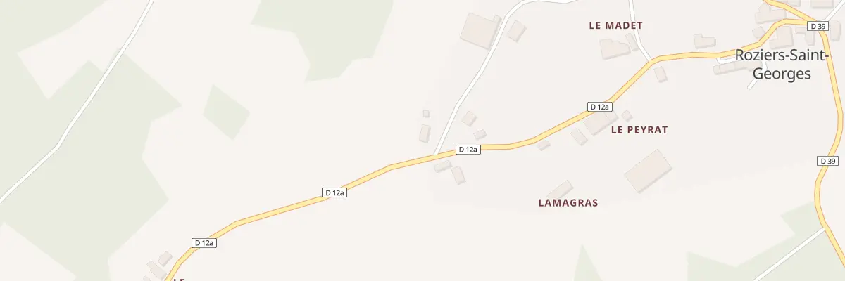 Plan du 5042 Lamagras à Roziers-Saint-Georges