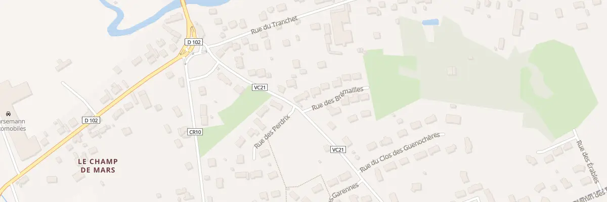 Plan du 167 Rue du Château-d’Eau à Bracieux