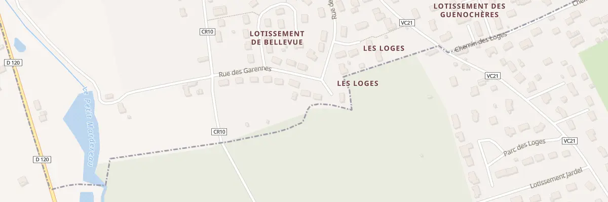 Plan du 18 Rue des Garennes à Bracieux