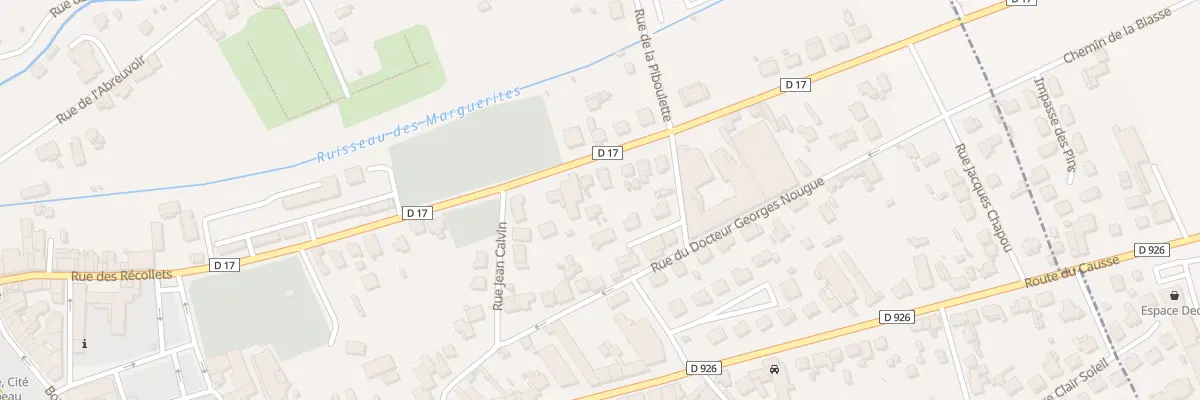 Plan du 28 Av Mal de Lattre de Tassigny à Caussade