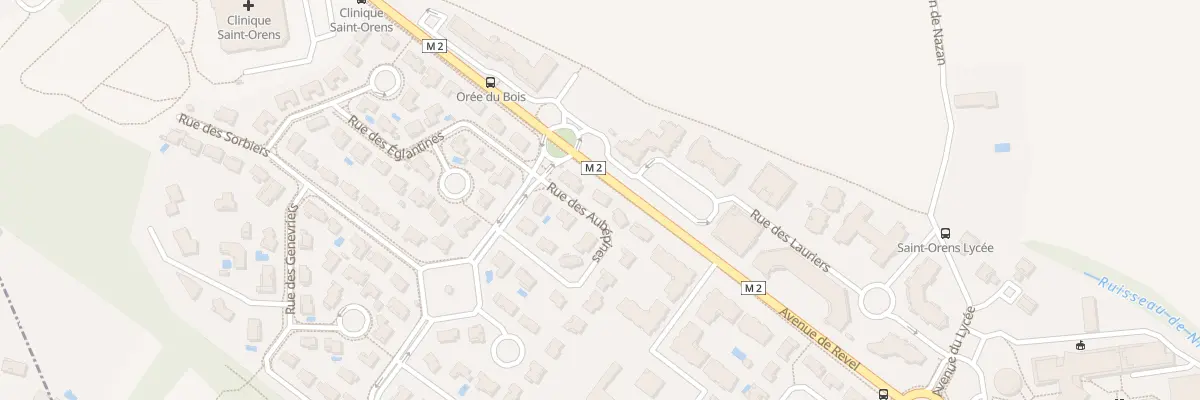Plan du 3 Rue des Aubépines à Saint-Orens-de-Gameville
