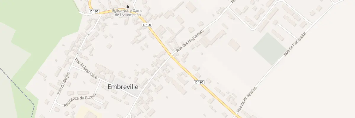 Plan du 1 Rue de la Résistance à Embreville