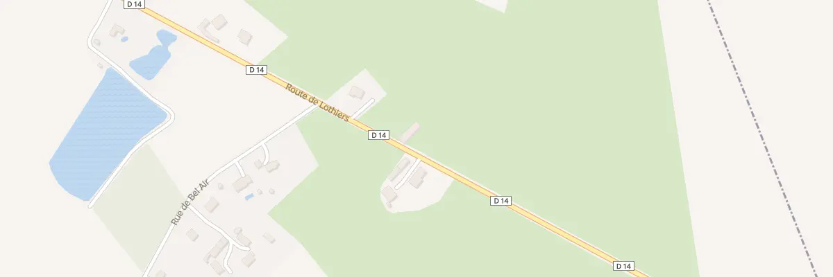 Plan du 33 Rte de Lothiers à La Pérouille