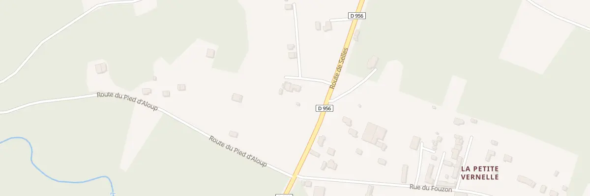 Plan du 5 Rte de Selles à La Vernelle