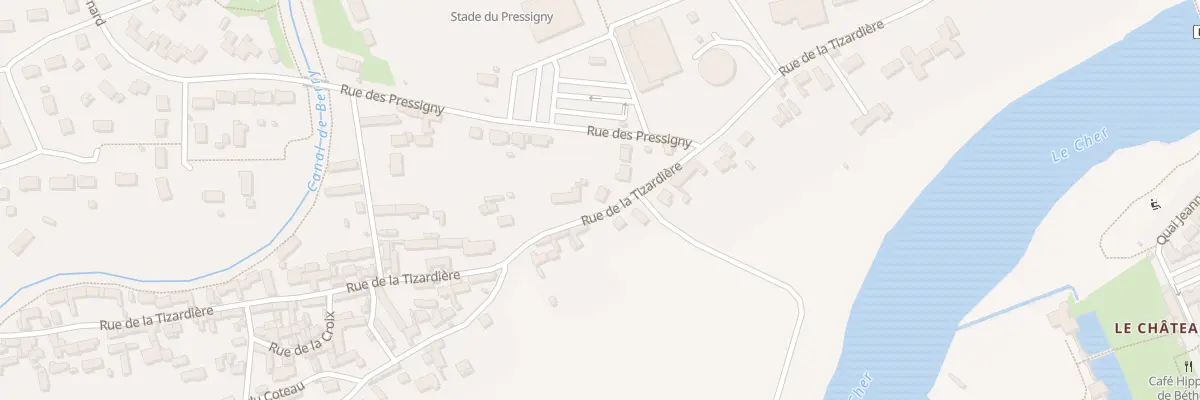 Plan du 32 Rue de la Tizardière à Selles-sur-Cher