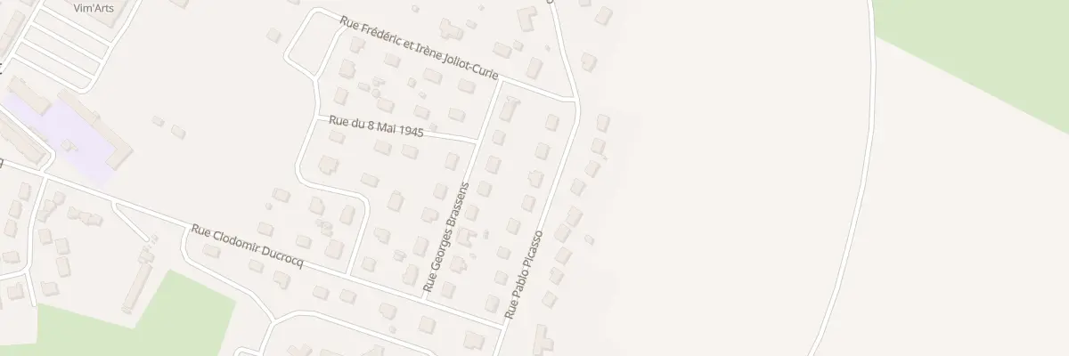 Plan du 10 Rue Pablo Picasso à Woincourt