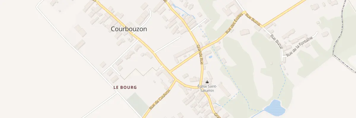 Plan du 1 Rue des Ecoles à Courbouzon