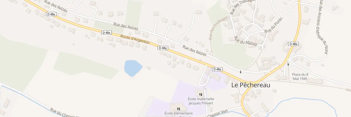Plan du 13 Rte d’Argenton au Pêchereau