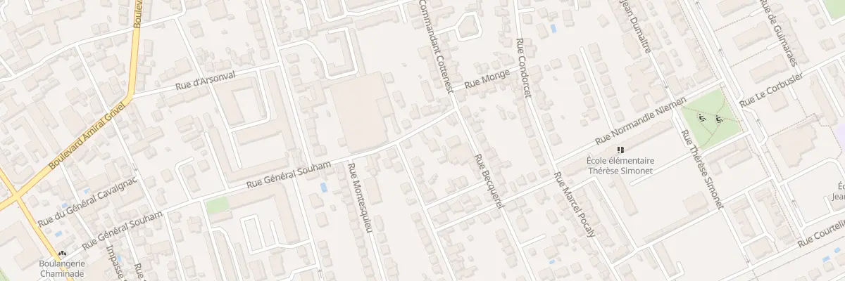 Plan du 70 Rue Gal Souham à Brive-la-Gaillarde