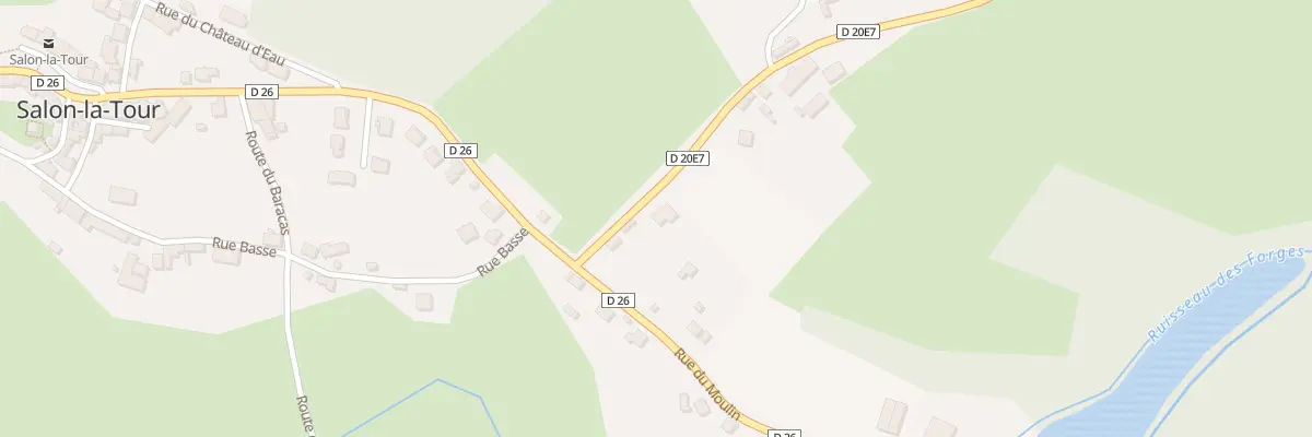 Plan du 4 Rue des Stades à Salon-la-Tour