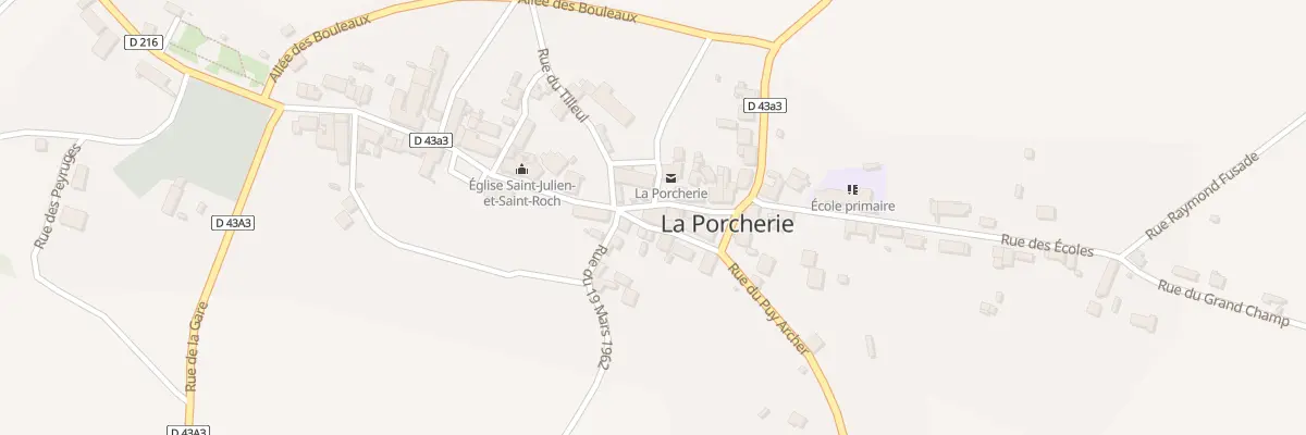 Plan du 16 Rue Arsène d’Arsonval à La Porcherie