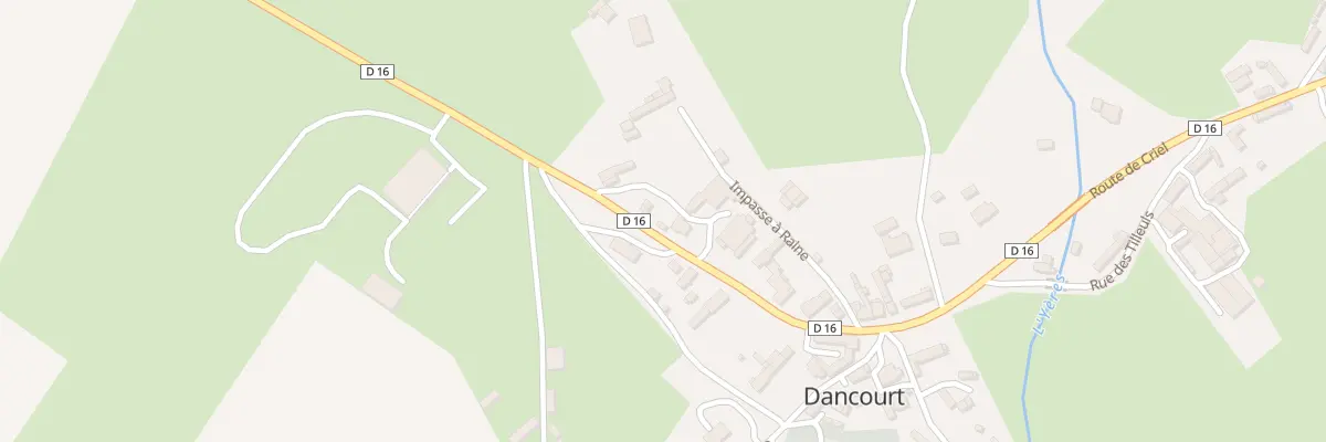 Plan du 13 Le Bourg à Dancourt