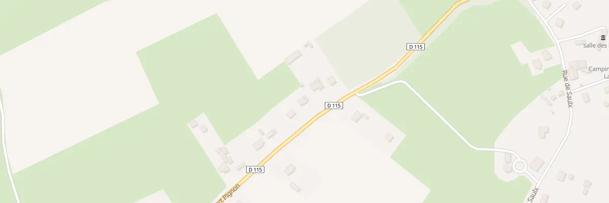 Plan du 13 Rue du Vert Pignon à Bazinval