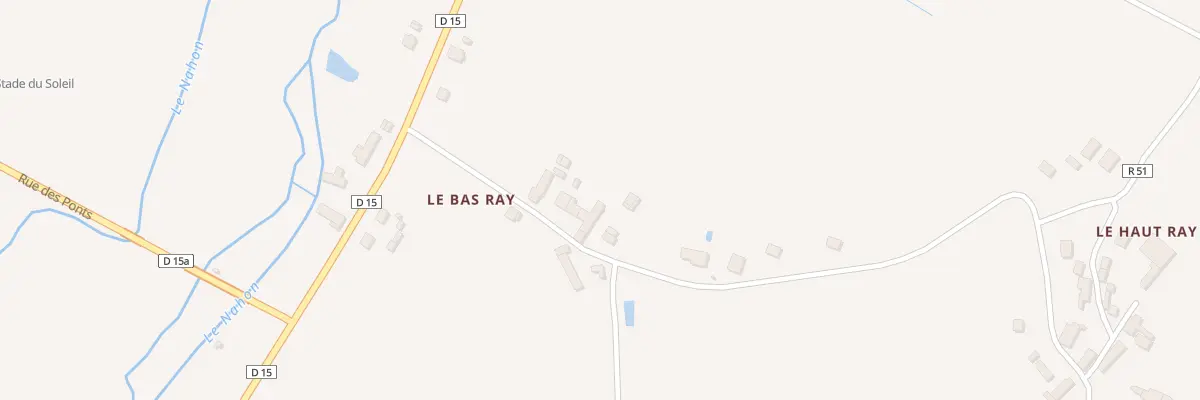 Plan du 14 Le Bas Ray à Veuil