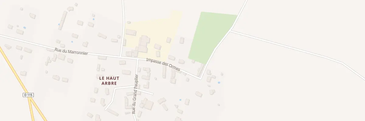 Plan du 11 Imp des Ormes au Mesnil-Simon