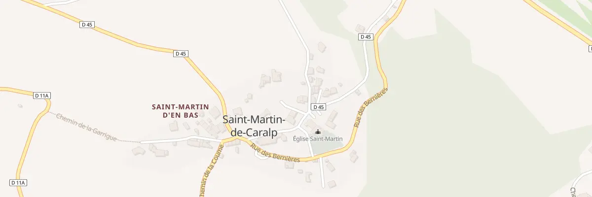 Plan du 211 Le Fustier à Saint-Martin-de-Caralp