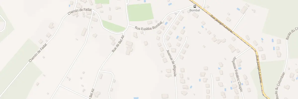 Plan du 9013 Rue Eusebe Bombal à Brive-la-Gaillarde