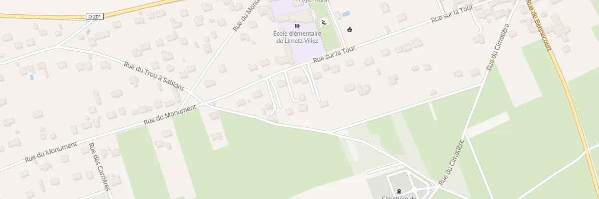 Plan du 6T Rue sur la Tour à Limetz-Villez