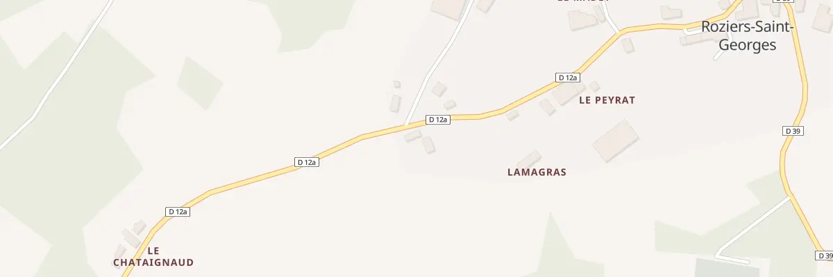 Plan du 5041 Lamagras à Roziers-Saint-Georges