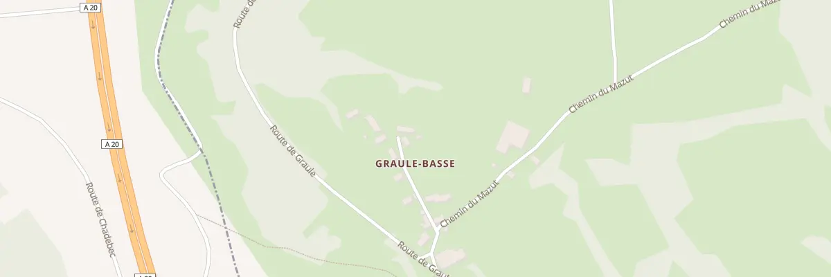 Plan du 5150 Graulle Basse à Carlucet