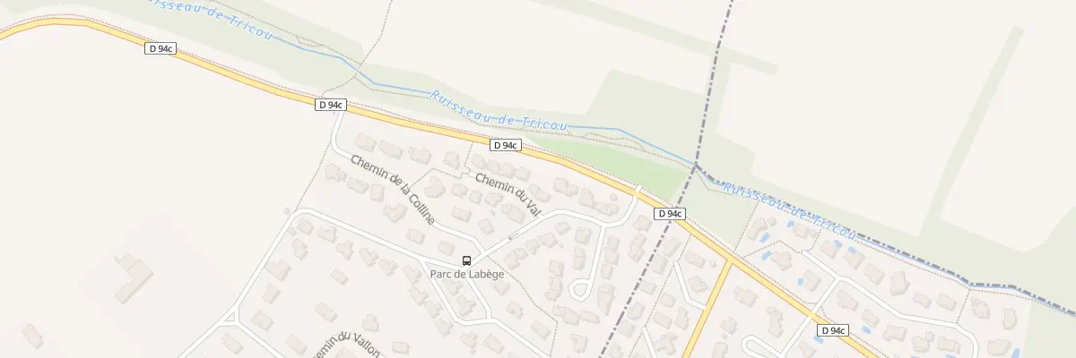 Plan du 2 Che du Val à Labège