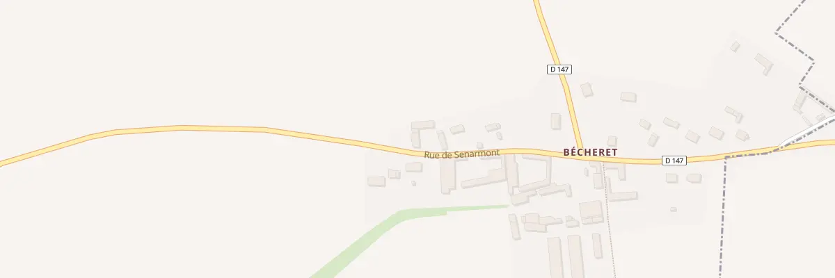 Plan du 1 Rue de Sénarmont à Broué