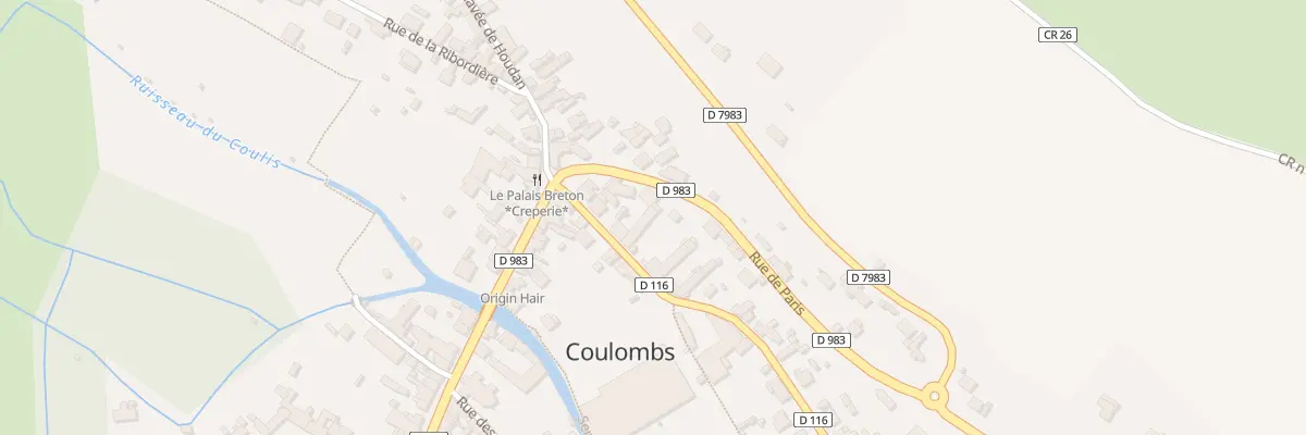 Plan du 7D Rue de Chandelles à Coulombs