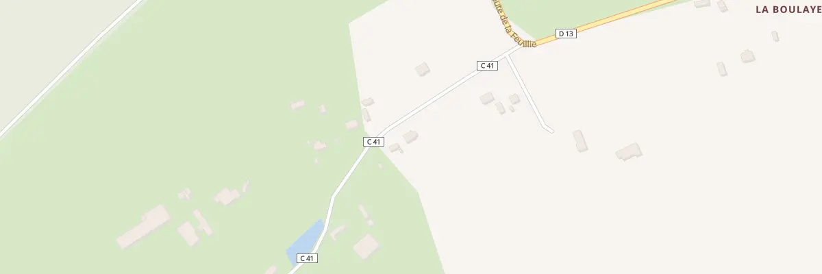 Plan du 4B Rte des Anglees à Fleury-la-Forêt
