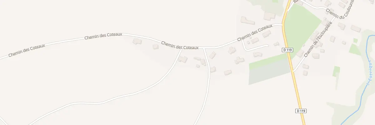 Plan du 5017 Che des Coteaux à Escosse