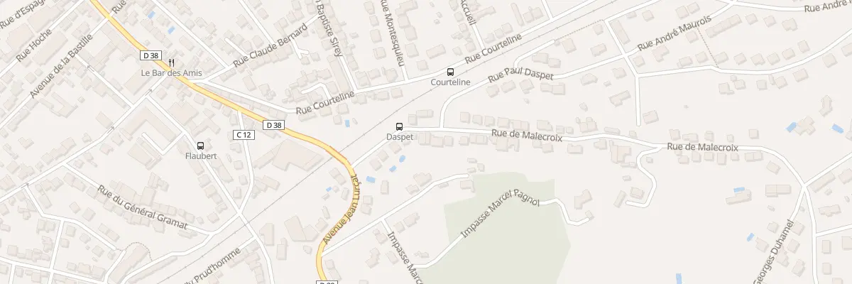 Plan du 10 Rue De Malecroix à Brive-la-Gaillarde