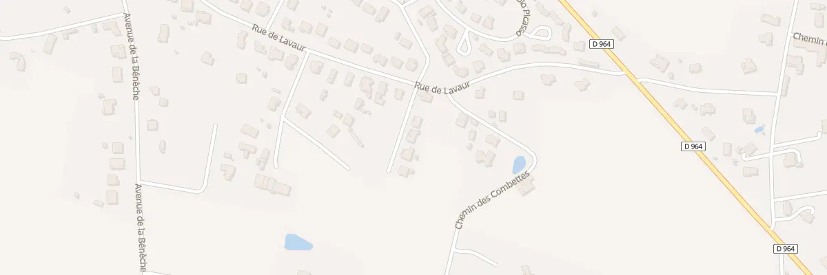 Plan du 44 Rue de Lavaur à Caussade