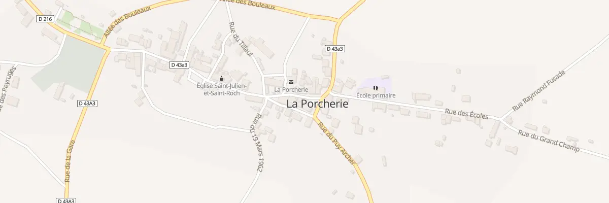 Plan du 20 Rue Arsène d’Arsonval à La Porcherie