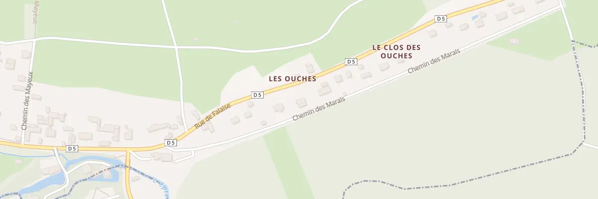 Plan du 17 Che des Marais à Giverny