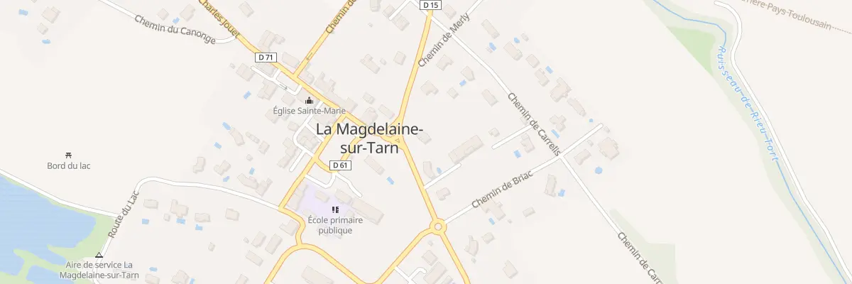 Plan du 581 Rte de Toulouse à La Magdelaine-sur-Tarn