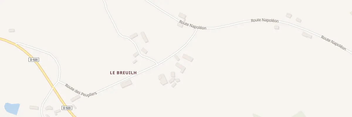 Plan du 103 Rte des Peupliers à Salon-la-Tour