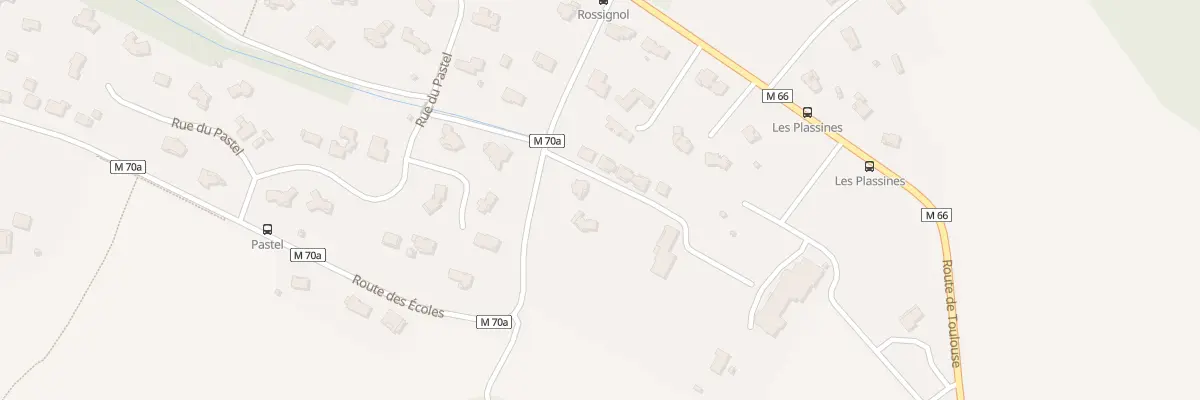 Plan du 132 Rte des Écoles à Pin-Balma