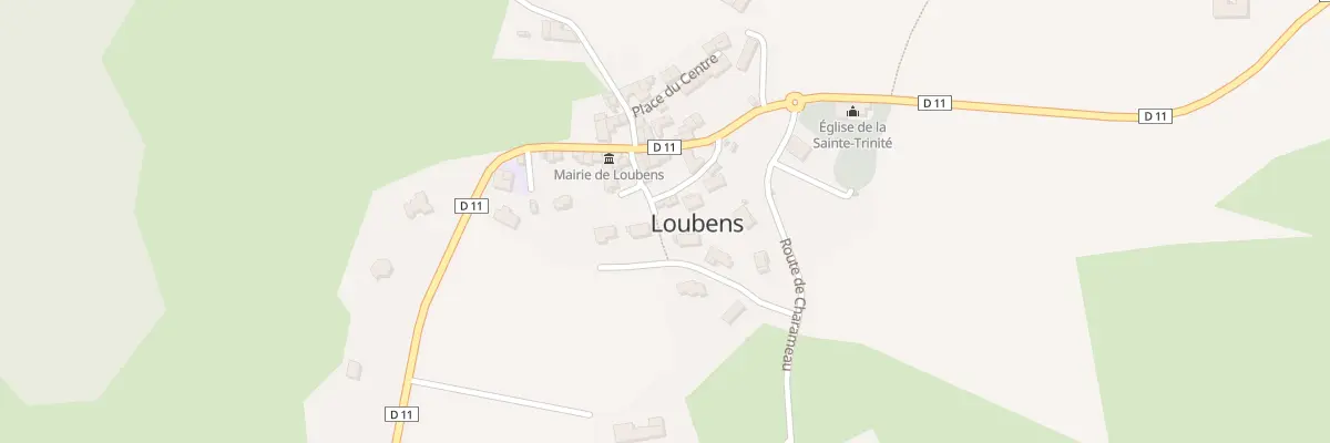 Plan du 30 Loubens à Loubens