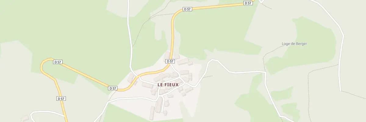 Plan du 1 Le Fieux à Saint-Goussaud