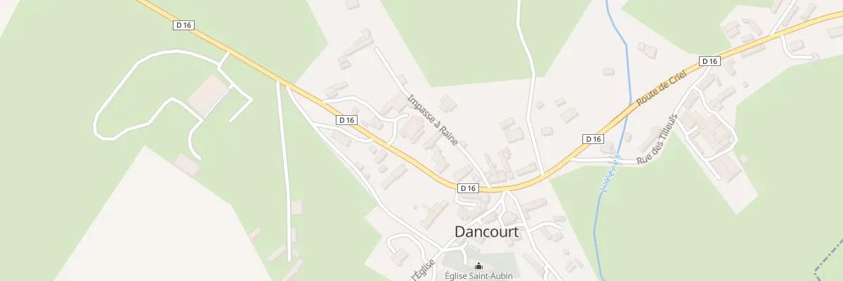 Plan du 16A Le Bourg à Dancourt