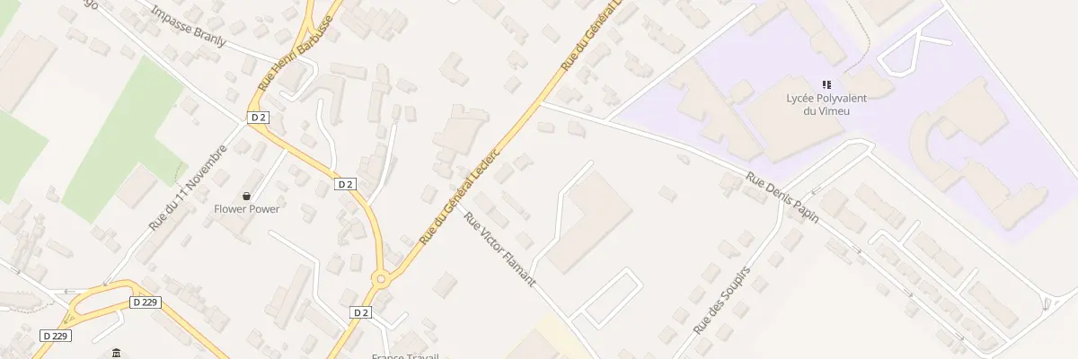 Plan du 197 Rue du Général Leclerc à Friville-Escarbotin