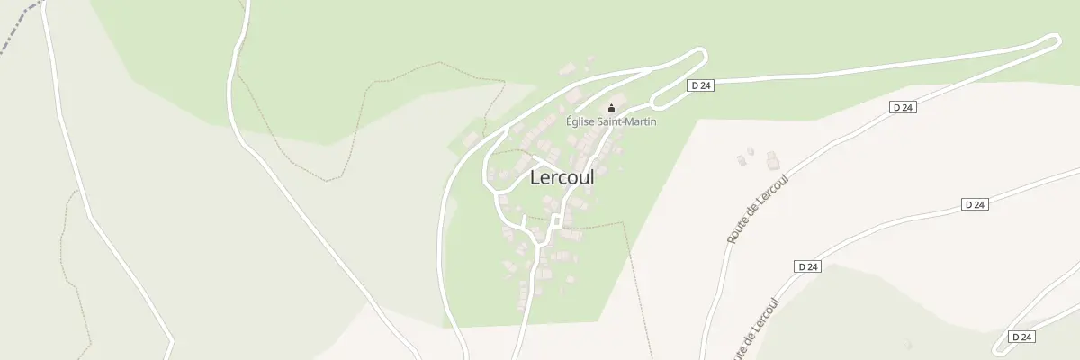 Plan du 16 Le Village à Lercoul