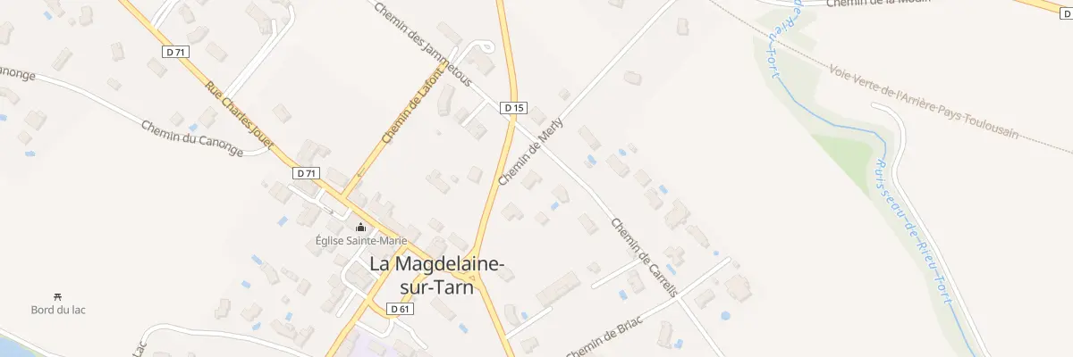 Plan du 10 Che de Merly à La Magdelaine-sur-Tarn