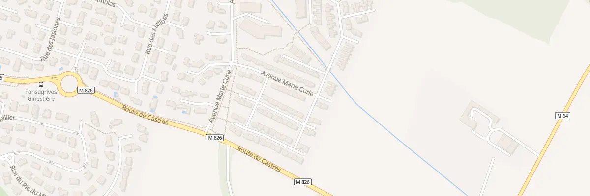 Plan du 44 Av Marie Curie à Quint-Fonsegrives