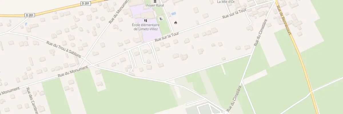 Plan du 8 Rue sur la Tour à Limetz-Villez