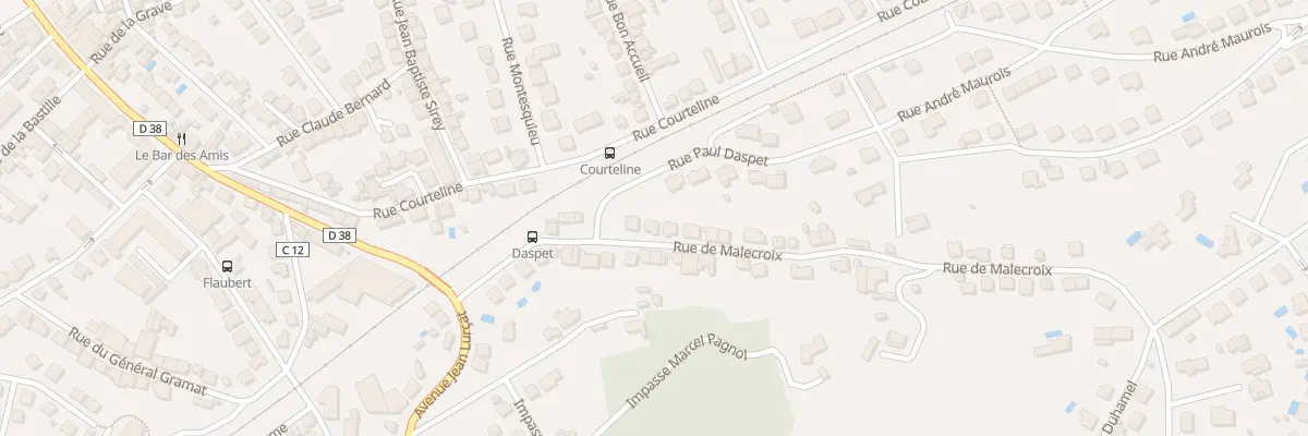 Plan du 17 Rue De Malecroix à Brive-la-Gaillarde