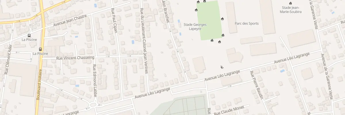 Plan du 38 Rue Leon Branchet à Brive-la-Gaillarde