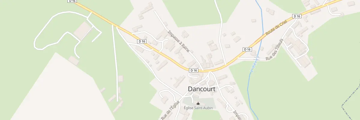 Plan du 15 Le Bourg à Dancourt